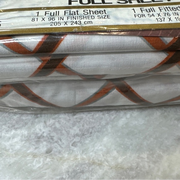 Vintage Monticello Cannon full size sheet set bedding flat fitted pillowcases - Picture 7 of 10